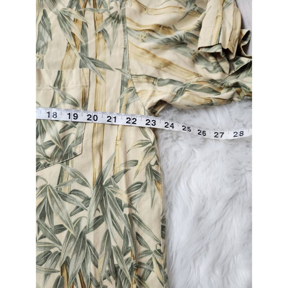 Jamaica Jaxx Mens Button Shirt Hawaii Aloha Short Sleeve 100% Silk Collar XL - Picture 3 of 5